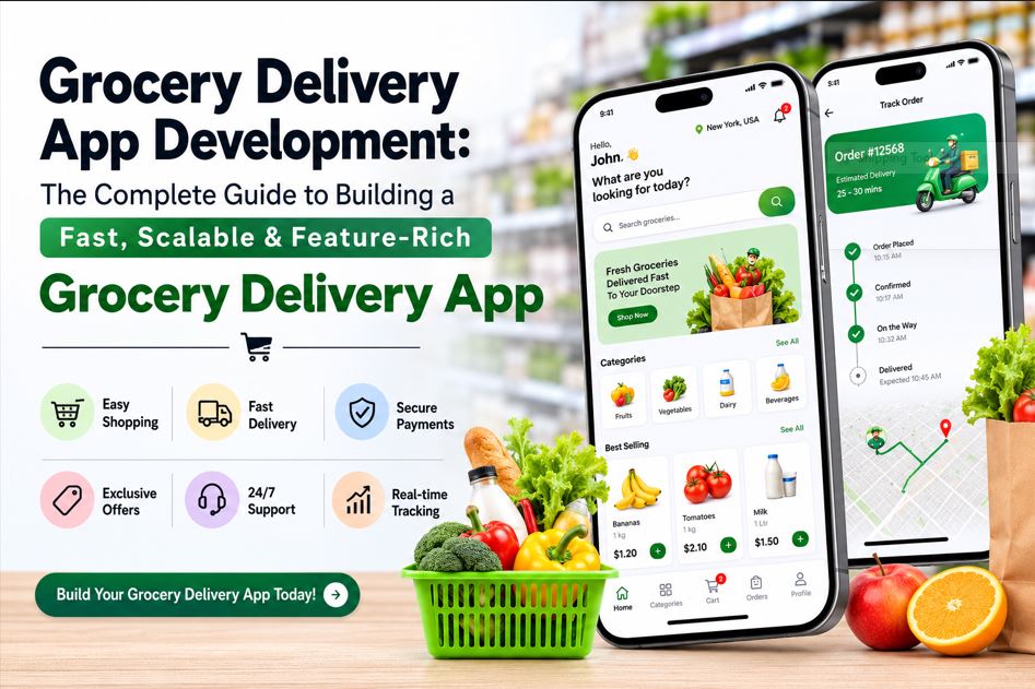 Grocery Delivery App Development: The Complete Guide to Building a Fast, Scalable & Feature-Rich Grocery Delivery App