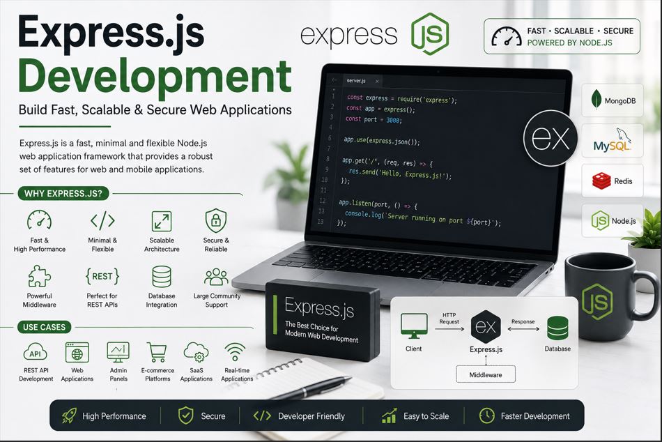 Express.js Development: The Complete Guide to Building Fast, Scalable, and Secure Web Applications